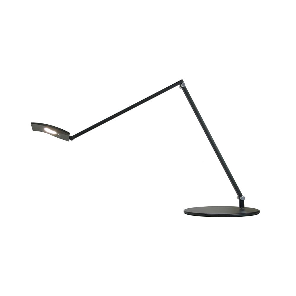 Koncept Lighting AR2001-MBK-HWS Mosso Pro Desk Lamp with hardwired wall mount (Metallic Black)